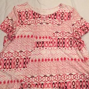Kim Rogers XL Pink Blouse